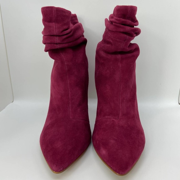 Kristin Cavallari Chinese Laundry Kane Ankle Boots Genuine Suede - Picture 2 of 8